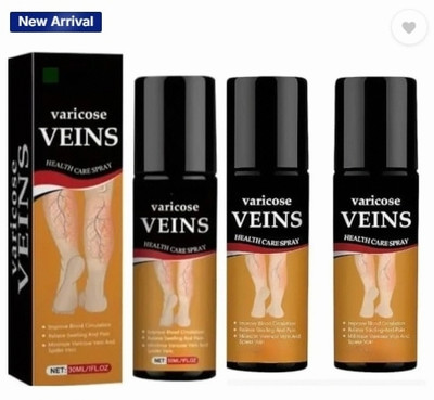 BIFRRUTANT Varicose veins oil herbal veins spray providing instant leg comfort Spray(3 x 50 ml)
