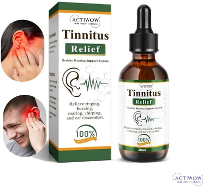 ACTIWOW Tinnitus Relief Daily Gentle Ear Support Liquid(30 ml)