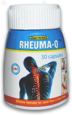 JRA Cure Dipan Herbal's Rheuma-Q Capsule | Helps Relieve Joint & Back Painq Tablets(30 Units)