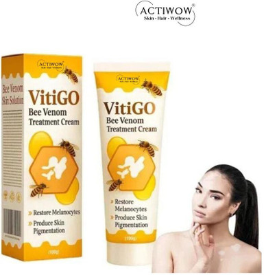 ACTIWOW Vitigo Bee Venom Cream for Easy Everyday Use cream PR01 A01 Cream(100 g)