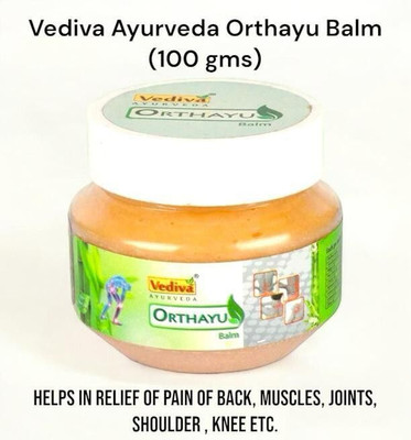Orthayu Muscle, back pain relief balm /100gm Pack-1 Balm(100 g)