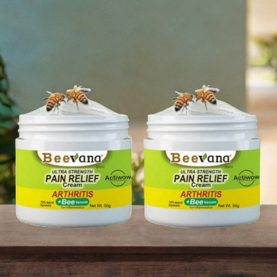 ACTIWOW BeeVana Joint Pain Cream for Swelling & Inflammation Pack of 2 Cream(2 x 25 g)