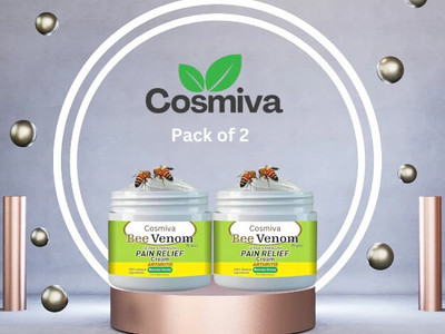 COSMIVA Bee Venom - Pain Relief Cream for Daily Use Men & Women { Pack of 2 } Cream(2 x 50 g)
