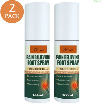 CHIWA Pain Relieving Foot Spray OG Advanced Care For Relief and Relaxation Spray(2 x 100 ml)
