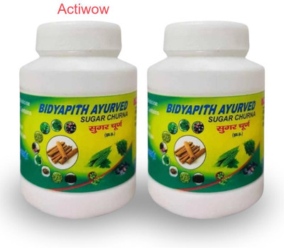 ACTIWOW Bidyapith Sugar Powder for Supporting Healthy Sugar Metabolism Pack of 2 z108 Powder(2 x 50 g)