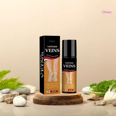 CHIWA New Varicose veins spray instant soothing relief for cramps swelling Liquid(100 ml)