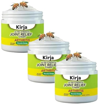 KIRJA Joint Therapy Cream with Bee Venom Ultra-Strong Pain Relief Cream Cream(3 x 50 g)