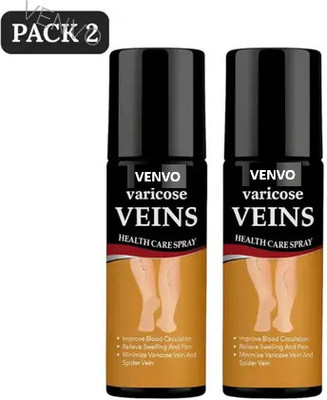 venvo Muscle pain relief varicose spray - Natural Extracts for Daily Use (2*100ml) Spray(2 x 100 ml)