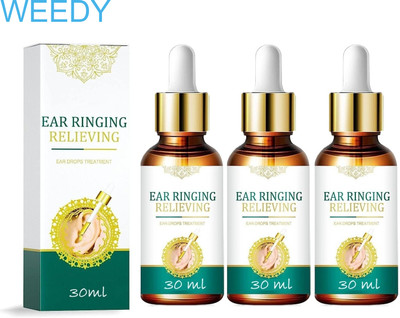 WEEDY Pain Relief Ear Serum – Soothing Herbal Liquid(3 x 30 ml)