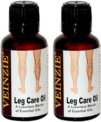 veinzie Varicose Veins Massage Oil | Supports Blood Flow & Comfort Liquid(2 x 30 ml)