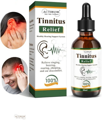 ACTIWOW Tinnitus Relief Daily Ear Care Formula Liquid(30 ml)