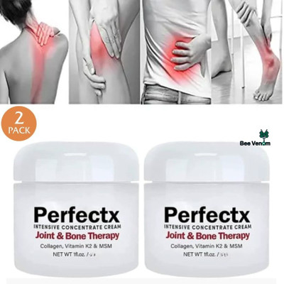 Bee Venom perfectx joint & bone cream perfectx Pain Relief Cream with deep cool action Cream(2 x 50 ml)