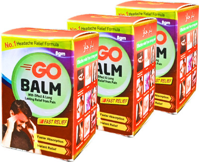 HERBSHD Go Balm No 1 pain relieving Formula Balm(3 x 8 Units)
