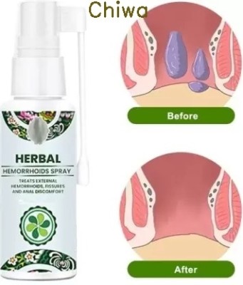 CHIWA EcoHeal Herbal Piles Spray: Natural Solution for Hemorrhoid Relief Spray(50 ml)