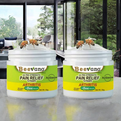 ACTIWOW BeeVana Fast Relief for Stiff Muscles After Exercise Pack of 2 Cream(2 x 25 g)