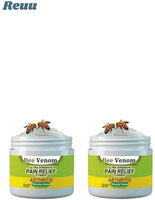 Reuu T Pain Relief Cream | Bee Venom Joint and Bone Therapy Cream Cream(2 x 100 g)