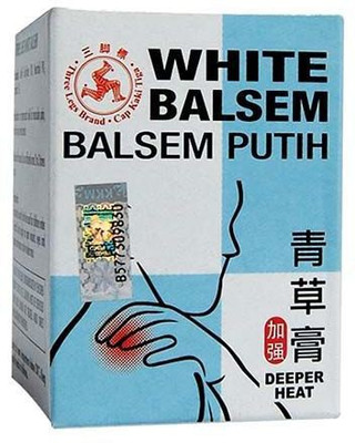 MOVITRONIX WORLD IN PALM WHITE BALSEM 36 GRAM THREE LEGS BRAND -SINGPAORE PRODUCT - PACK OF 1 Balm(36 g)