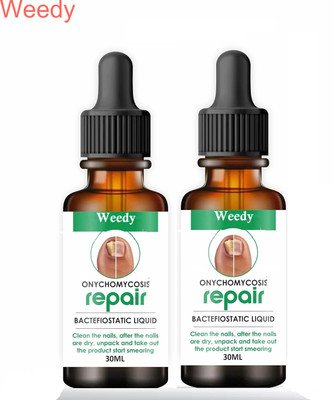 WEEDY Toe Nail Fungus Oil – Rapid Treatment for Feet 2 Bottles Liquid(2 x 30 ml)