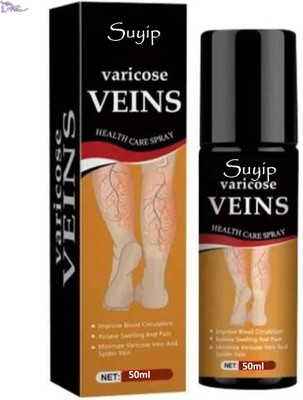 Suyip Varicose Veins Spray – Natural Muscle Relief for Sore, Aching Legs Spray(50 ml)