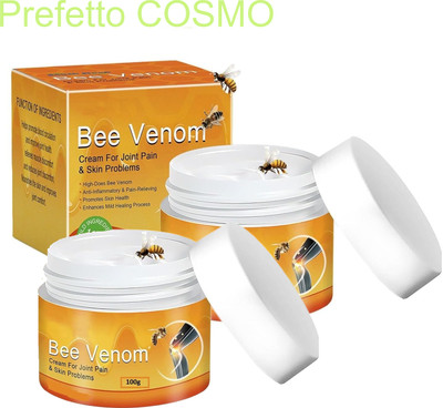 Prefetto COSMO Bee Venom for Joint Pain Recovery & Fast Bone Healing Cream(2 x 100 g)