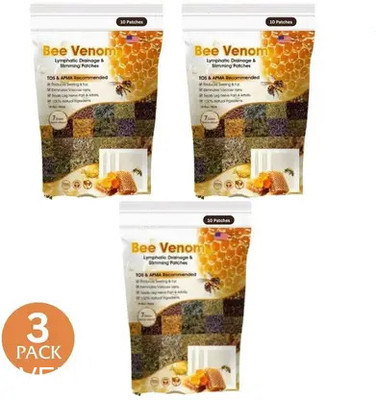 venvo Bee Venom Foot Patch Daily Restore Pack of 3 Plaster & Patch(20 x 1 Patches)