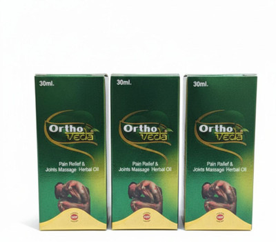 DOOMSDAY Orthoo Veda body pain relief oil pack of 3 Liquid(2 x 15 ml)