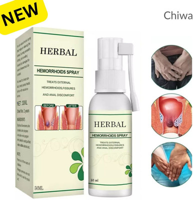CHIWA New Herbal Piles Relief | Fast-Acting Spray for Hemorrhoids Spray(50 ml)