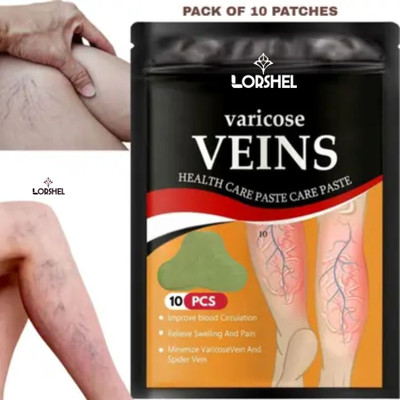LORSHEL varicose veins patches provide overnight recovery for varicose relief Plaster & Patch(10 Patches)