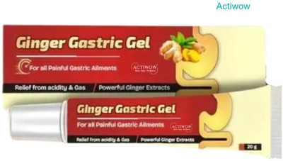 ACTIWOW Ginger Gastric Gel for Tummy Ease at Any Time Gel(30 g)