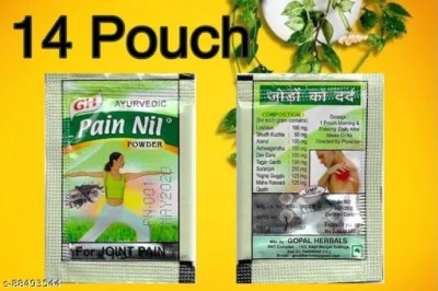 Vrukie 14 sachets Gopal Herbals Pain Nil Powder Powder Powder(14 x 1 Units)