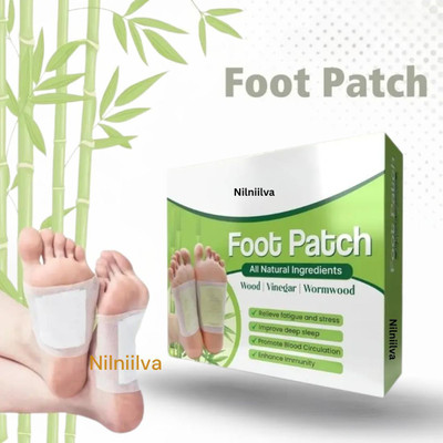 NILNIILVA Foot Patches for complete detox care Plaster & Patch(10 x 10 g)