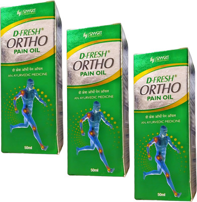 D FRESH ORTHO PAIN RELIF OIL FAST ACTION FORMULA Liquid(3 x 50 ml)