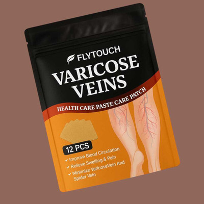 FlyTouch Herbal Patch for Leg Vein Support, Swelling Control and Circulation Plaster & Patch(12 x 1 Patches)
