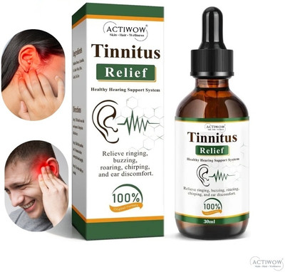 ACTIWOW Tinnitus Relief Daily Ear Revive Supplement Liquid(30 ml)