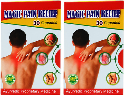Magic PAIN RELIEF CAPSULE FOR JOINT PAIN,RHEUMATOID ARTHRITIS,SCIATICA,GOUT Capsules(2 x 30 Units)