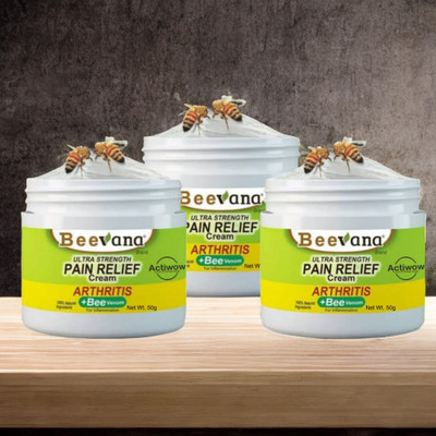 Bee Venom Pain Cream for Fast Joint & Muscle Relief Pack of 3 Cream(3 x 50 g)