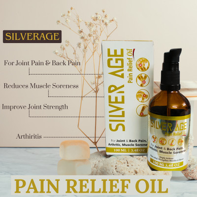Silverage Ayurvedic Oil for Relief from Joint Pain, Back Pain and Knee & Muscle Pain Liquid(100 ml)