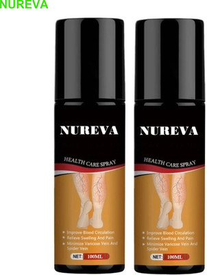 nureva Natural Extract Leg Spray – Pack of 2 Liquid(2 x 100 ml)