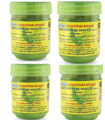 I Twin Swan Hong Thai Brand Compound Herbal Imported Inhaler (Thai Product) Inhaler(4 x 3.75 g)