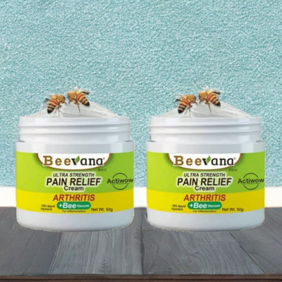 ACTIWOW BeeVana Pain Relief for Overstrained Muscles Pack of 2 Cream(2 x 25 g)