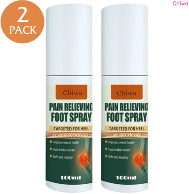 CHIWA Pain-Relieving Foot Spray for Heel & Joint Pain Daily Recovery Spray(2 x 100 ml)