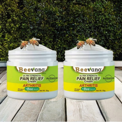 Bee Venom Natural Relief for Tendon & Muscle Strain Pack of 2 Cream(2 x 50 g)