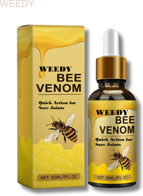 WEEDY Bee Venom Oil | Fast Pain Relief for Daily Use Liquid(30 ml)