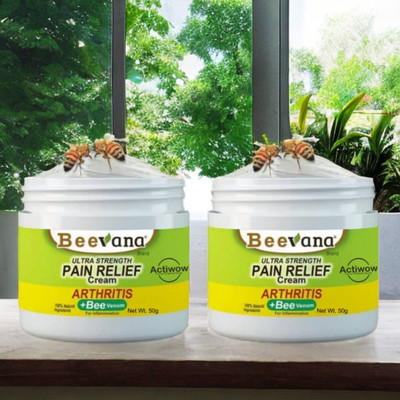 Bee Venom Muscle Recovery Cream for Sore Legs Pack of 2 Cream(2 x 50 g)