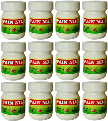 JRA Cure PAIN NIL TABLETS 40 TABLETS 12 PACK Tablets(12 x 40 Units)