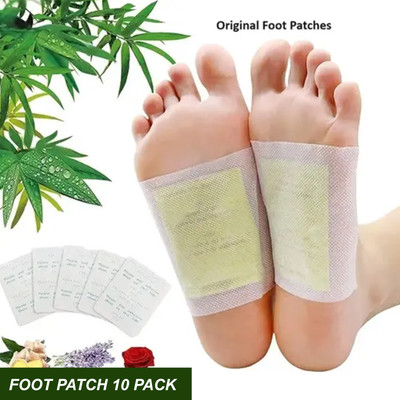 rutva Natural Herbal Detox Foot Pads – Improves Sleep & Reduces Fatigue(100 g)