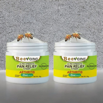 ACTIWOW BeeVana Pain Relief for Arm & Shoulder Discomfort Pack of 2 Cream(2 x 25 g)