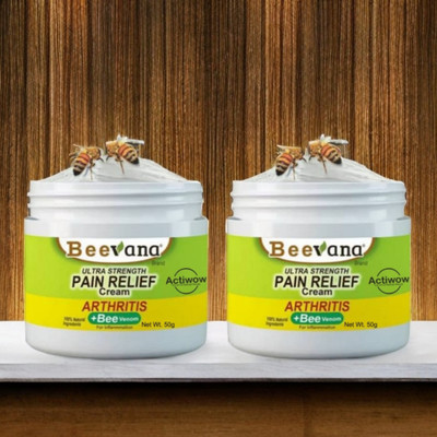 Bee Venom Cream for Immediate Relief from Joint Pain Pack of 2 Cream(2 x 50 g)