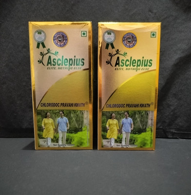 Asclepius Chlorodoc Pravahi Kwath Liquid (Pack Of 2) Liquid(2 x 1000 ml)