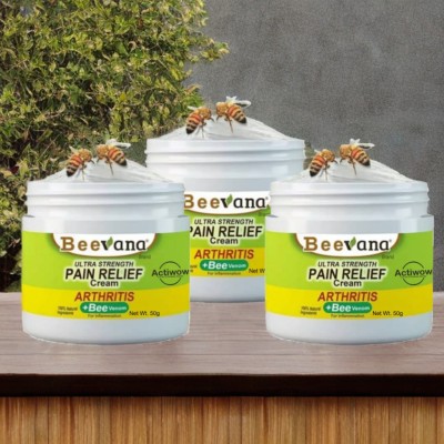 Bee Venom Fast Joint Relief for Arthritis & Inflammation Pack of 3 Cream(3 x 50 g)